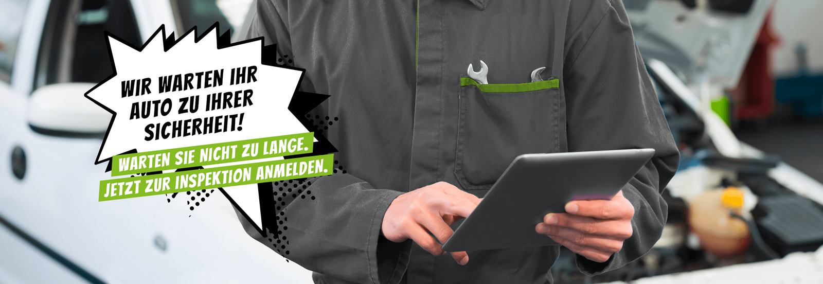Inspektion – Wartung nach Herstellervorgaben – Garantie bleibt.